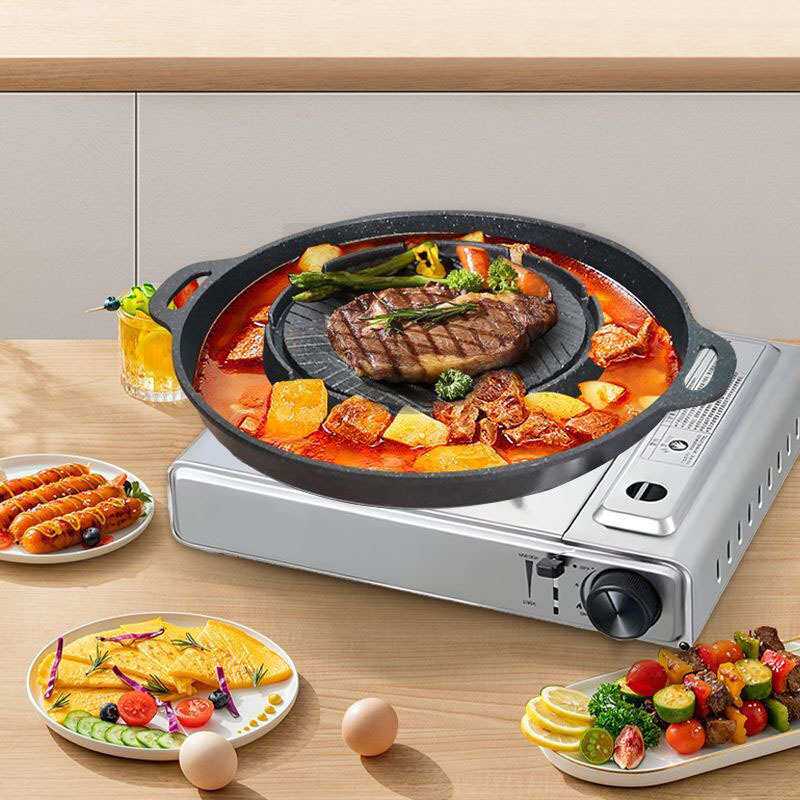 不锈钢卡式炉批发餐馆饭店商用高效卡煮水磁野餐便携式户外露营炉