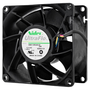 Nidec暴力8038 12V1.4A服务器变频器8CM机箱PWM风扇V80E12BGA5-07