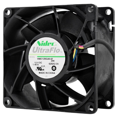 Nidec暴力8038电源PWM风扇8CM12V