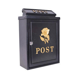 包邮欧式英式民宿别墅信箱室外防雨邮箱壁挂邮筒田园创意信报箱