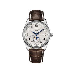 【自营】浪琴Longines名匠四针月相商务正装礼物机械情侣对男女表