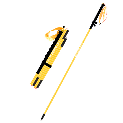 鲁滨逊碳纤维四节折叠徒步杖跑杖