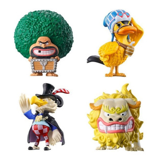 日版扭蛋万代正品航海贼王海战路飞索隆凯多船艾斯罗杰wcf盒蛋