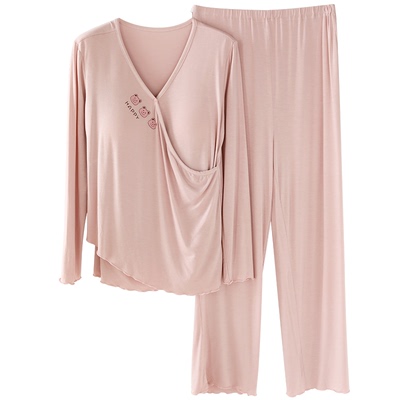 富朵月子服软糯莫代尔春夏