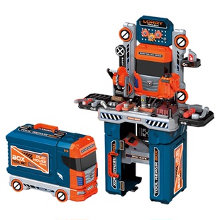 儿童拧螺丝玩具套装男孩益智动手可拆卸修理工具箱组装电钻螺丝刀