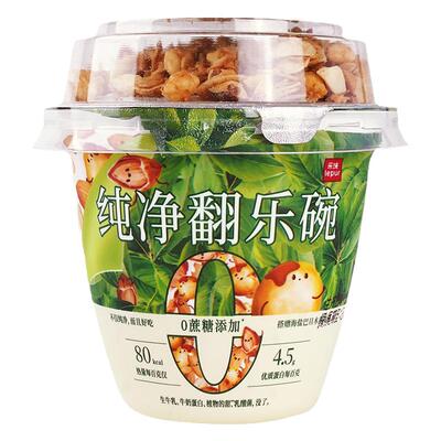 乐纯纯净翻乐碗酸奶6杯