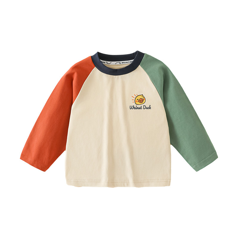 洛米兔&小黄鸭男女童长袖T恤2026春秋季新款儿童男女宝打底衫上衣