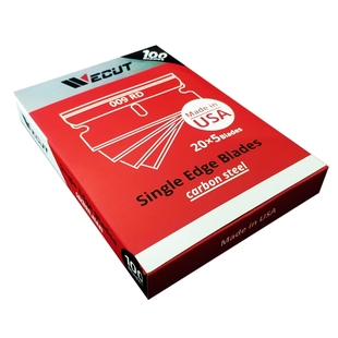 进口单面保安刀片009清洁手机维修玻璃除胶修边美国单面刀片100片