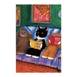 猫的天空之城1000片拼图喵喵读书会猫咪治愈系成人版猫猫相框生日