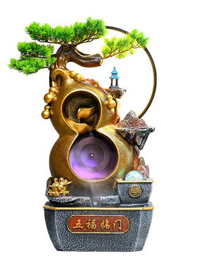 风水轮流水摆件客厅办公室循环水