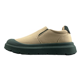 外贸男士复古风时尚工装鞋休闲一脚蹬轻质板鞋透气潮流便穿懒人鞋