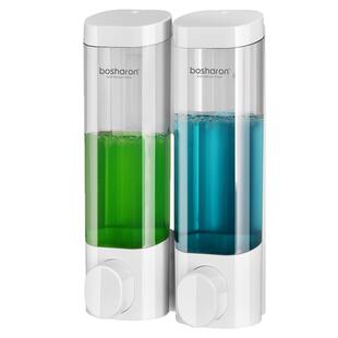 免打孔皂液器壁挂式酒店宾馆卫生间洗发水沐浴露乳洗手液盒按压瓶