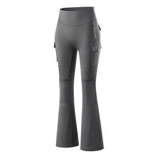 沃萨维春夏季摩托车女士骑行微喇裤带内置护具可拆卸机车裤骑士裤