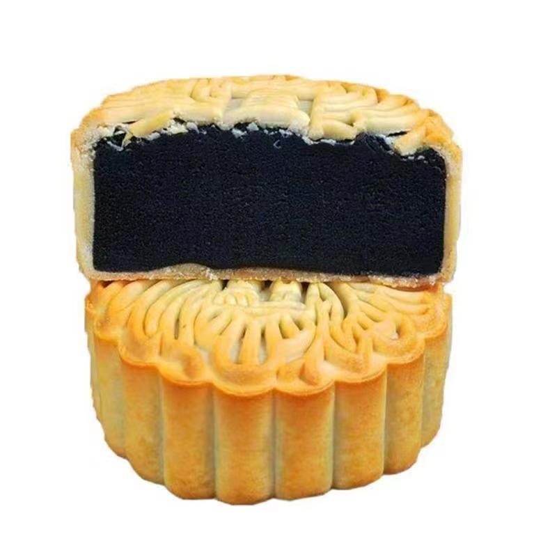 手工柴火黑豆沙广式月饼
