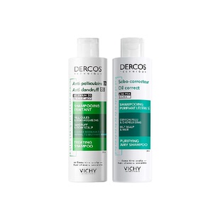 薇姿洗发水绿标200ml+去油瓶青标200ml