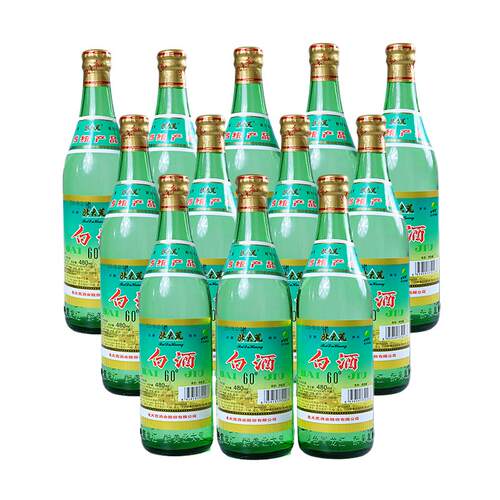 北大荒白酒12瓶60度清香型粮食食酒 黑龙江白酒整箱高粱酒 泡药酒