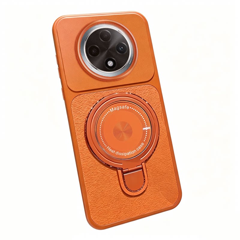 适用OPPOA3Pro手机壳轻奢荔枝纹oppoa3pro保护套抗指纹磨砂磁吸手机壳防摔商务高级oppo a3pro保护壳带支架