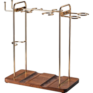 创意红酒杯架挂客厅酒柜高脚杯架倒挂悬挂展示架子酒柜里的吊杯架