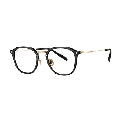 BOLON暴龙近视眼镜框轻钛方圆镜架男复古冷茶棕可配度数女BT6039