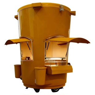 定制移动奶茶咖啡杯餐车商场景区网红创意打卡点冷饮品摆摊售卖车