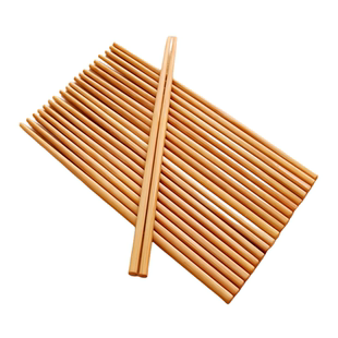 筷子家用天然竹木筷家庭木筷子中式无漆无蜡加长火锅筷子油炸筷子