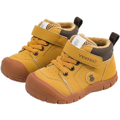 YEEHOO/英氏冬休闲新款软底皮靴