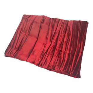 布艺岛纯色白色暗紫色褶皱压褶光感皱布料结婚面料设计师布料背景