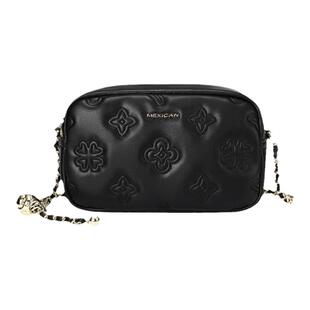 稻草人包包女包2025新款时尚压花单肩包百搭女士斜挎包气质小方包