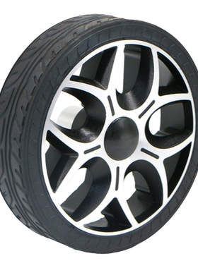wheeltec实心橡胶承重主动轮轮胎