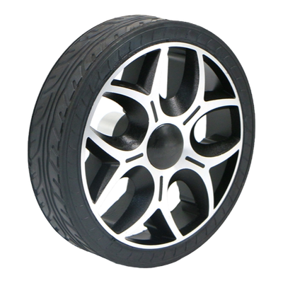 wheeltec实心橡胶承重主动轮轮胎