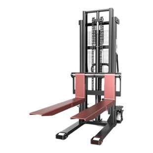 沪工堆高车升降叉车电动升降搬运车加厚升高车液压铲车重货专用