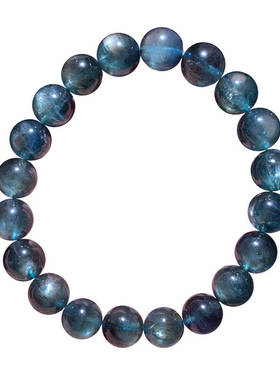 天然星光海蓝宝手链情侣手串男女