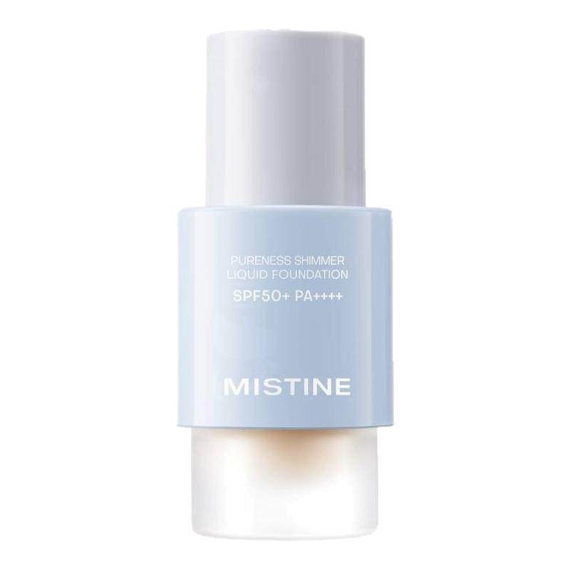 Mistine蜜丝婷防晒粉底液轻薄服帖持久不脱妆混干油皮遮瑕spf50+