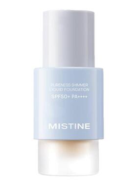 Mistine蜜丝婷防晒粉底液轻薄服帖持久不脱妆混干油皮遮瑕spf50+