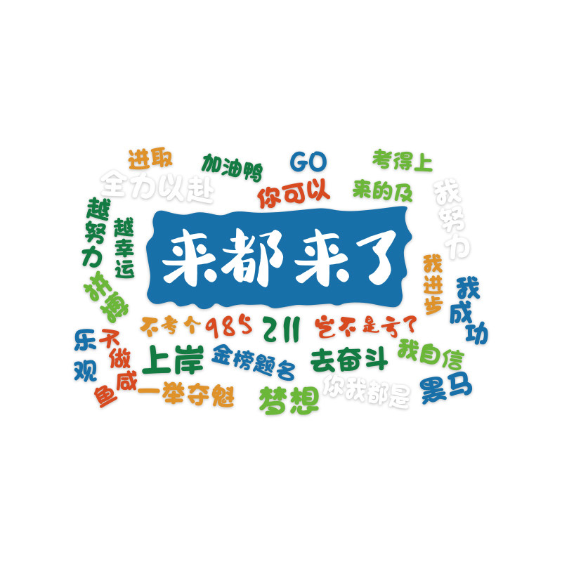 班级布置教室装饰励志标语文化氛围布置机构墙都来了贴纸画黑板报