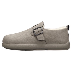 NewRockstarChoppa 一脚蹬加绒保暖勃肯鞋男冬季防寒加厚穆勒棉鞋