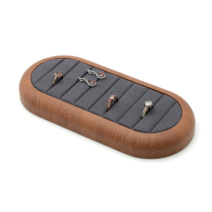 启缘超纤戒指展示盘耳钉展示架首饰陈列道具收纳盒看货摆摊