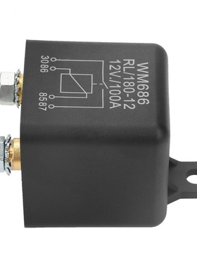 WM686启动继电器12V/24V100A大电流总电源开关常开继电器WN180