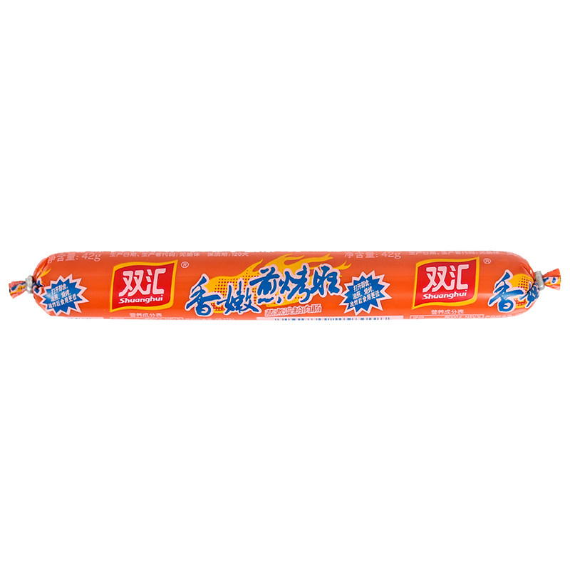 双汇香嫩煎烤旺42g一箱火腿肠