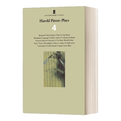 英文原版 Harold Pinter Plays 4 哈罗德·品特戏剧集4 危险女人心 山地语言 家庭之声 英文版 进口英语原版书籍