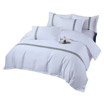 60支宾馆酒店床上用品民宿四件套