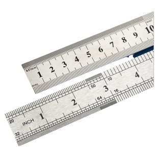 工具钢直尺30cm米尺加厚不锈钢测量工具钢尺子钢板木工用绘图制图