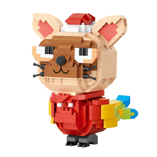 LOZ汪星之子积木高难度成人拼装玩具微钻小颗粒积木模型金刚鹦鹉