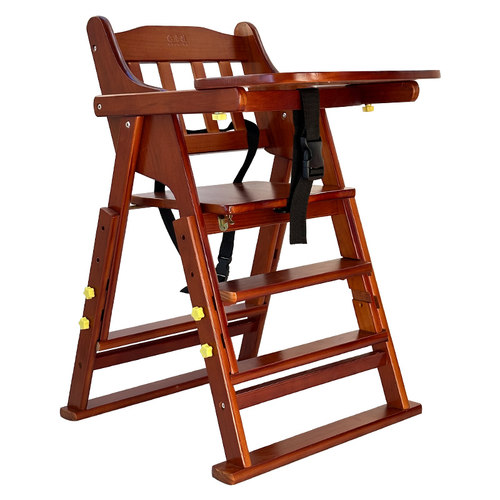 宝宝餐椅儿童餐桌椅家用便携折叠升降多功能座椅婴儿吃饭实木椅子