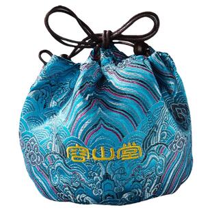 容山堂云锦紫砂壶收纳袋便携旅行包大号茶杯袋棉麻包装盒茶具配件