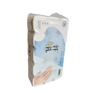 纤礼原生木浆2500克卫生纸大粗卷纸巾无芯厕纸手纸家用实惠5斤装