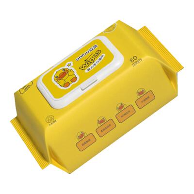 【3包】小黄鸭婴儿加厚湿巾纸宝宝幼儿手口屁专用家庭实惠清洁