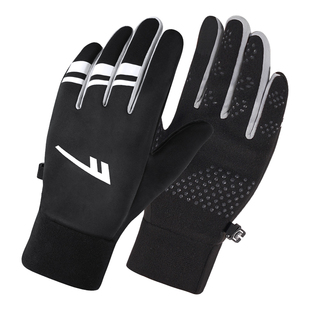 回力冬季防寒男保暖加绒手套户外骑行跑步开车加厚防风可触屏手套