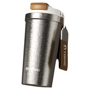 tomic特美刻纯钛咖啡杯外带便携高档精致钛杯男女保温杯