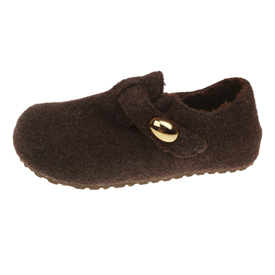 加绒内增高厚底勃肯鞋女博肯棉鞋